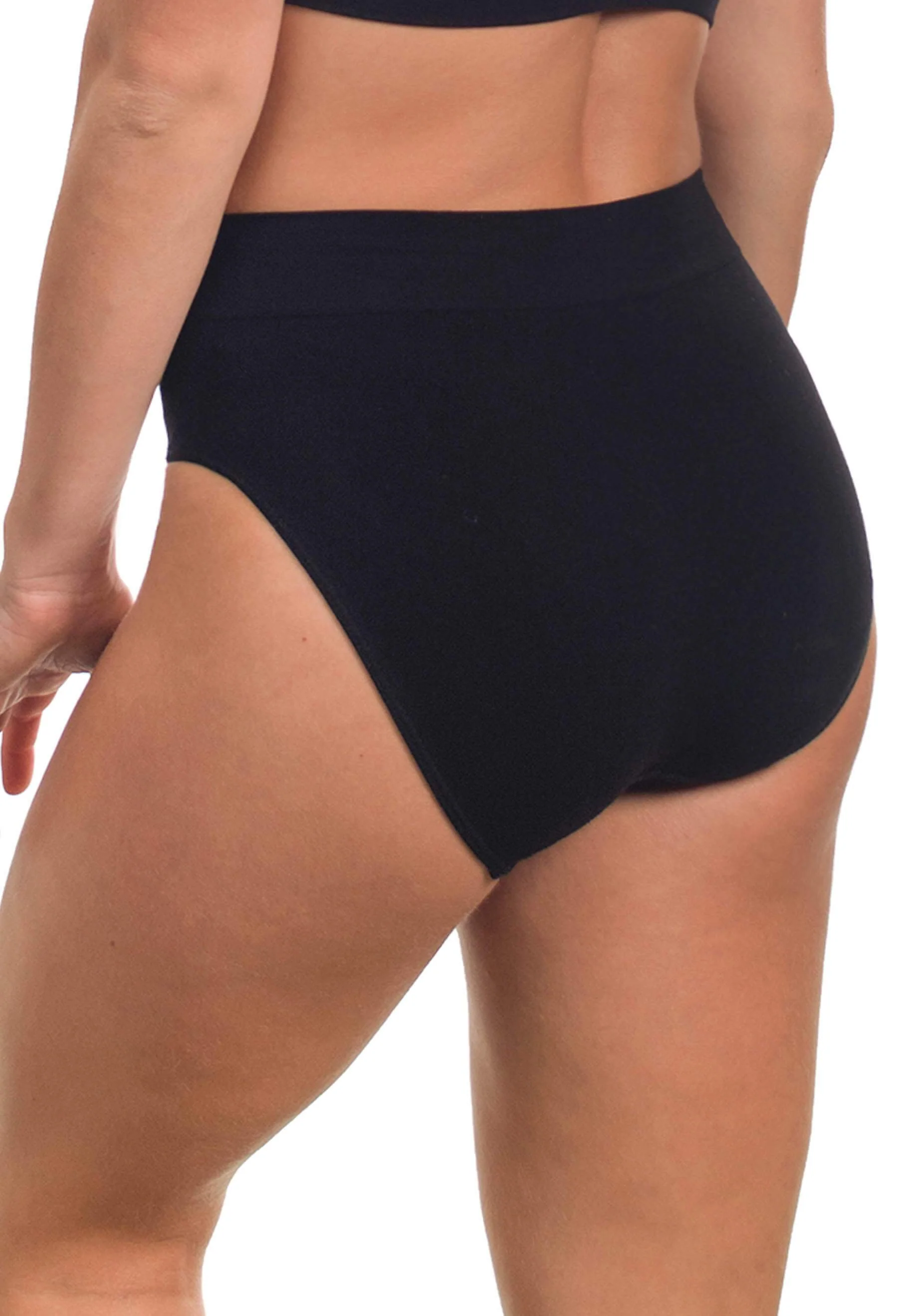 Travel Essentials - Cotton Rich Everyday Control High Cut Brief - Image 3