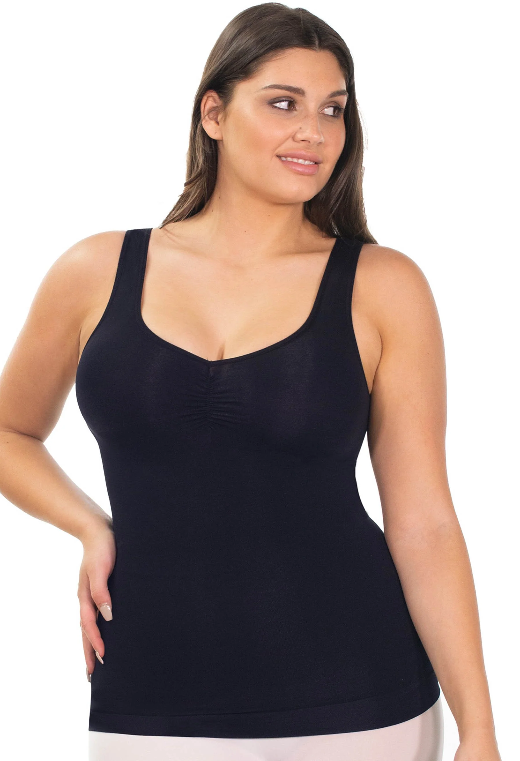 Ultra Light Shaping Curvy V-Tank - 2 Pack - Image 7