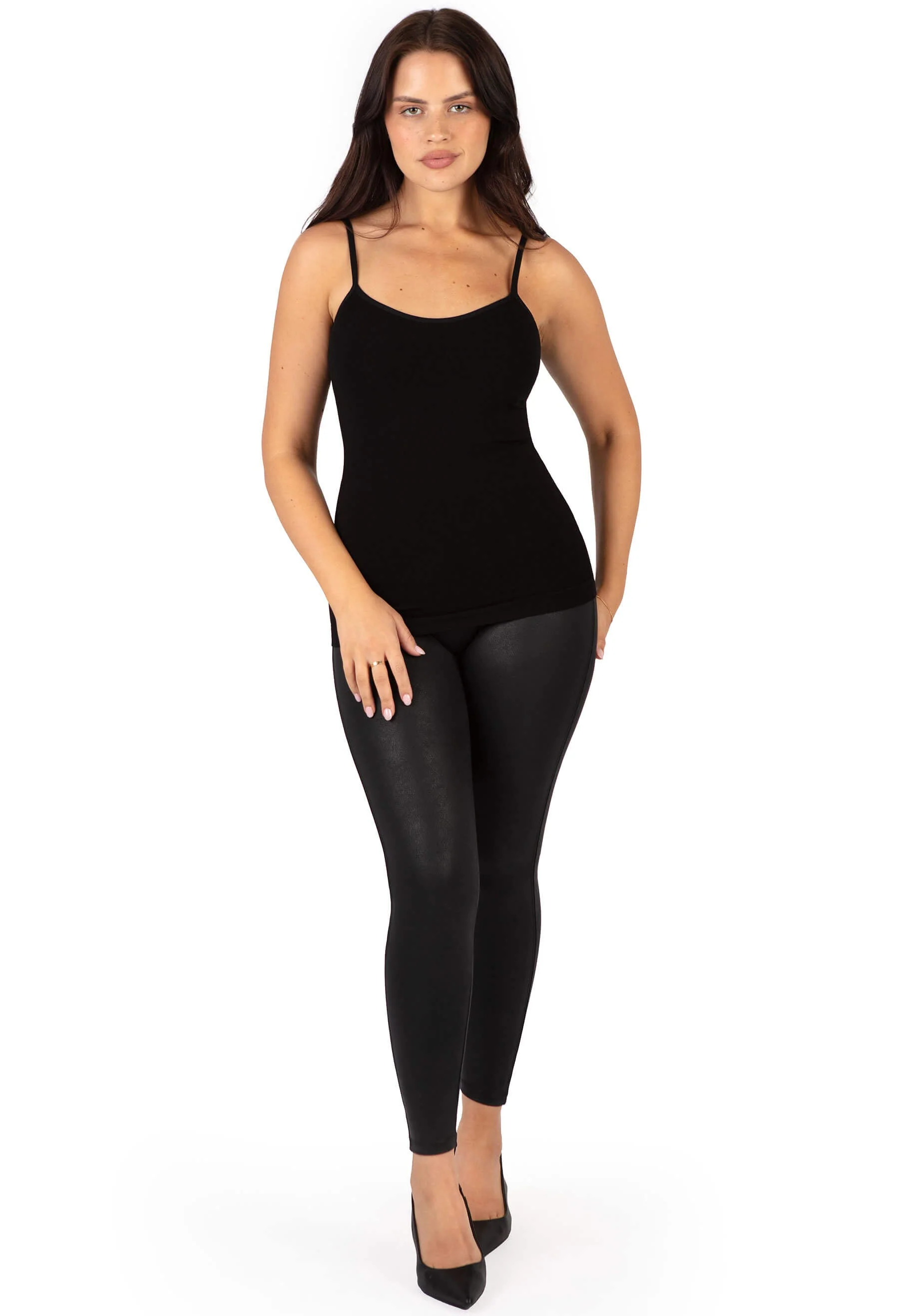 Wet Look Leggings - Image 12