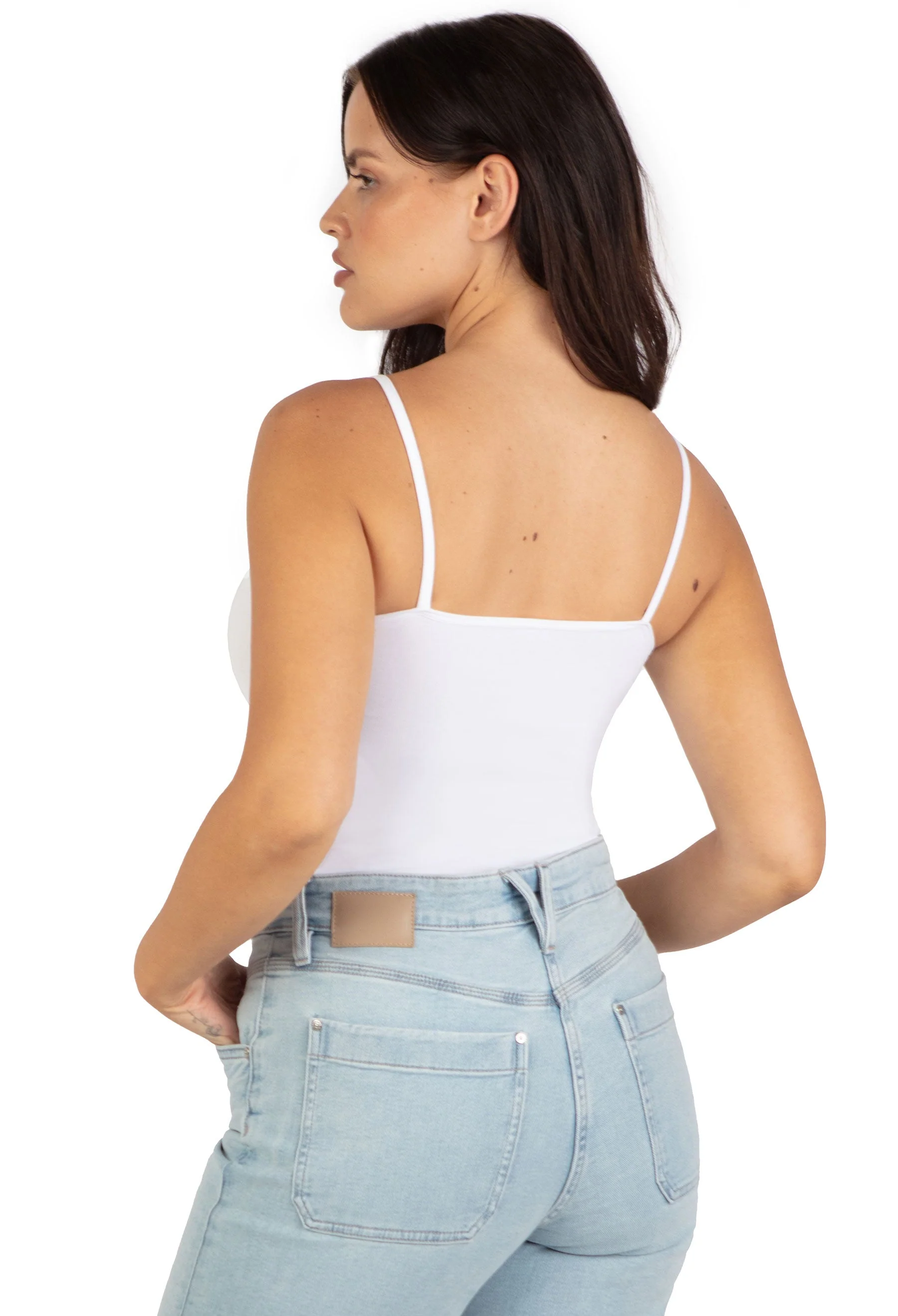 White Bamboo Singlet - Image 4