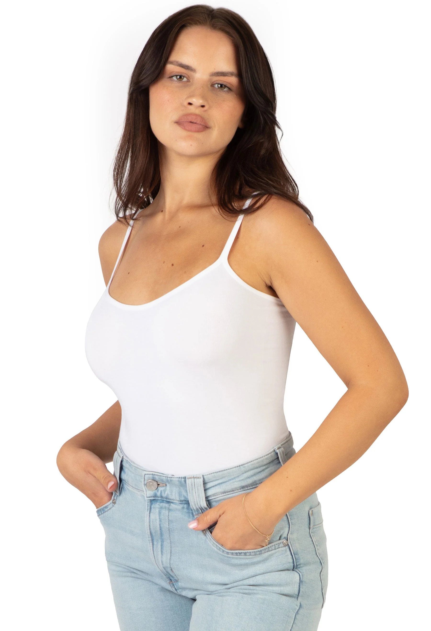 White Bamboo Singlet - Image 5