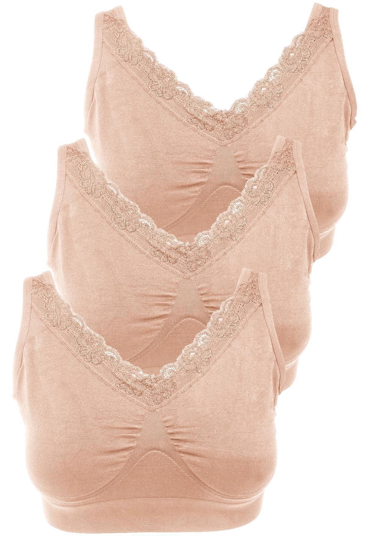 Lightweight Wire Free Bra - 3 Pack - Image 27