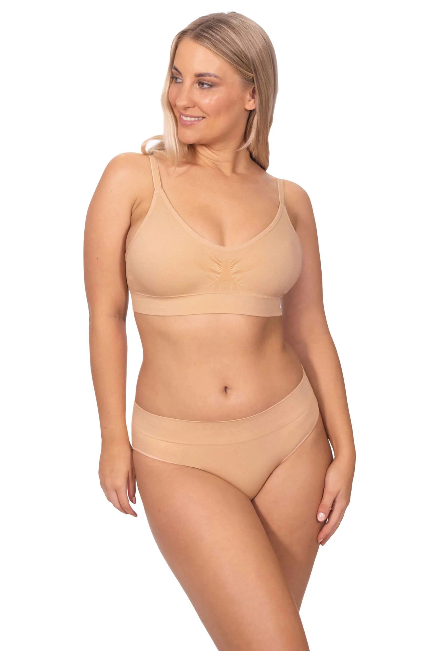 Wire Free Padded T-Shirt Bra - 3 Pack - Image 4